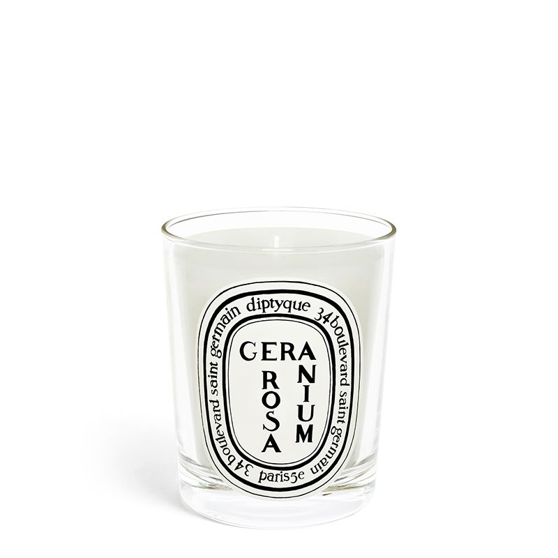 Geranium Rosa Candela Profumata 190g
