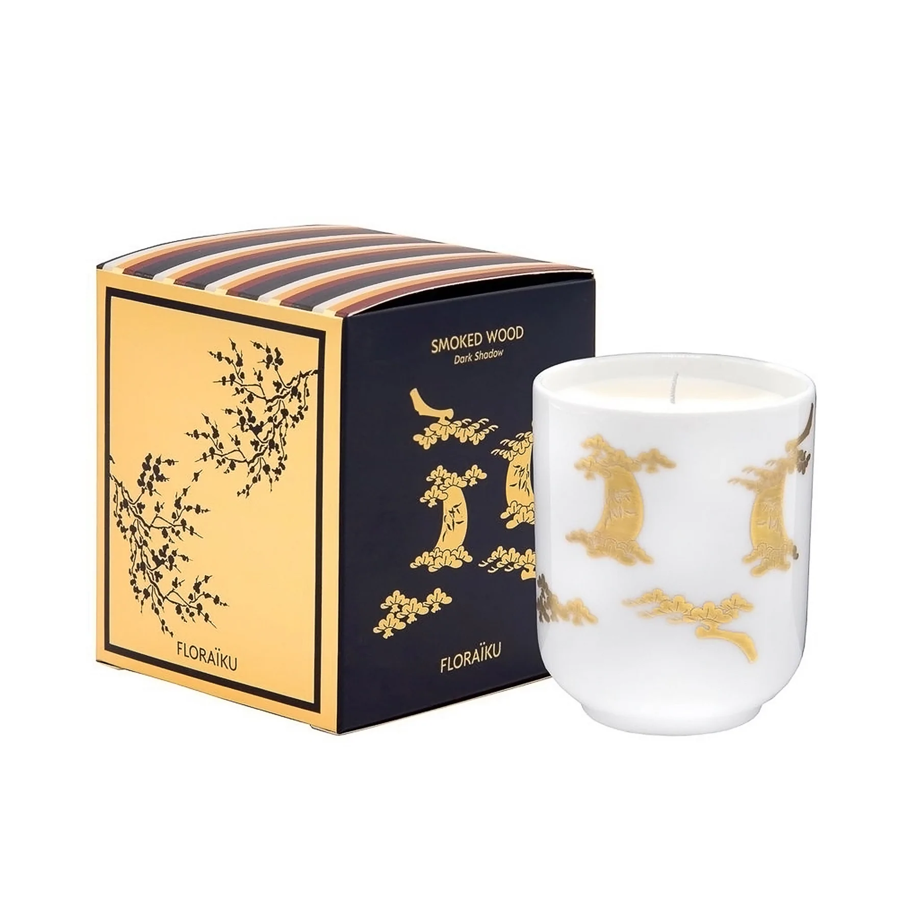 Bougie Tea Cup Bois Fume 130g