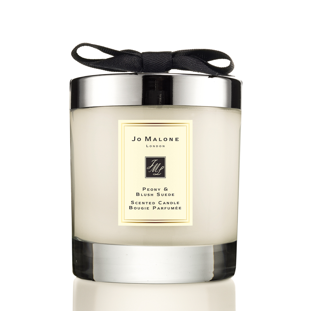 Peony and Blush Suede Candle 200g