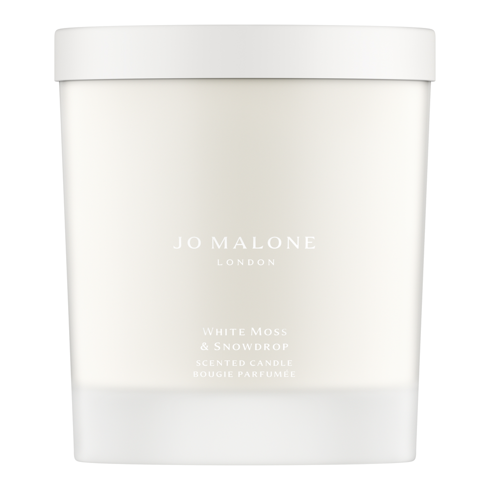 White Moss & Snowdrop Home Candle 200g