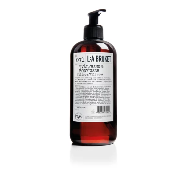 071 Hand & Body Wash Wild Rose 450ml