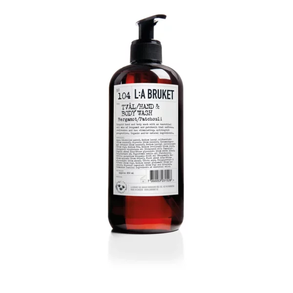 104 Hand & Body Wash Bergamot/Patchouli 450ml