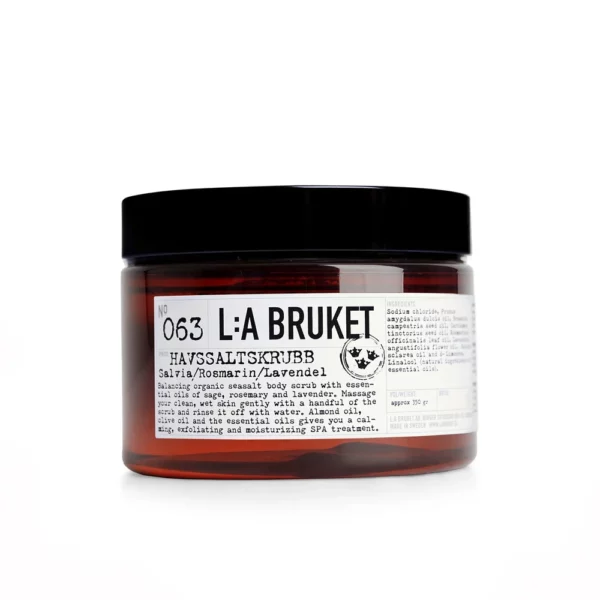 063 Sea Salt scrub Sage/Rosemary/Lavender 420ml