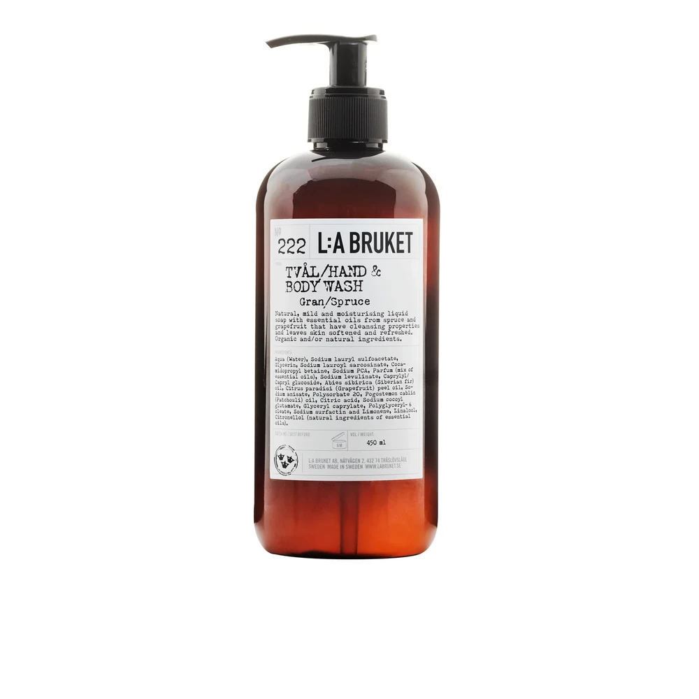 222 Hand & Body Wash Spruce 450ml