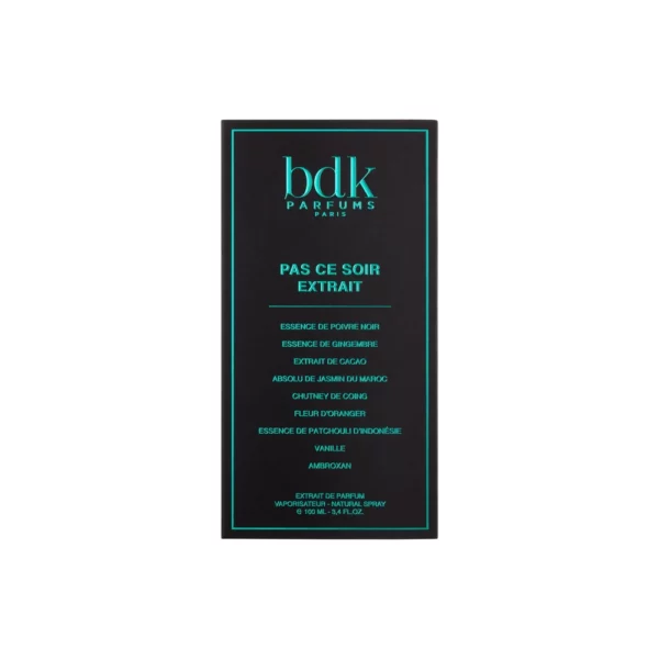 Pas Ce Soir Extrait de Parfum 100ml