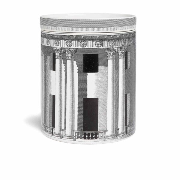 NEL MENTRE CANDELA GRANDE DECORO ARCHITETTURA FRAGRANZA IMMAGINAZIONE - FORNASETTI